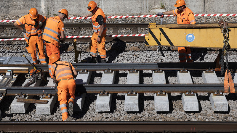 Sanierung von Bahnstrecken | Bild: BR Sanierung von Bahnstrecken