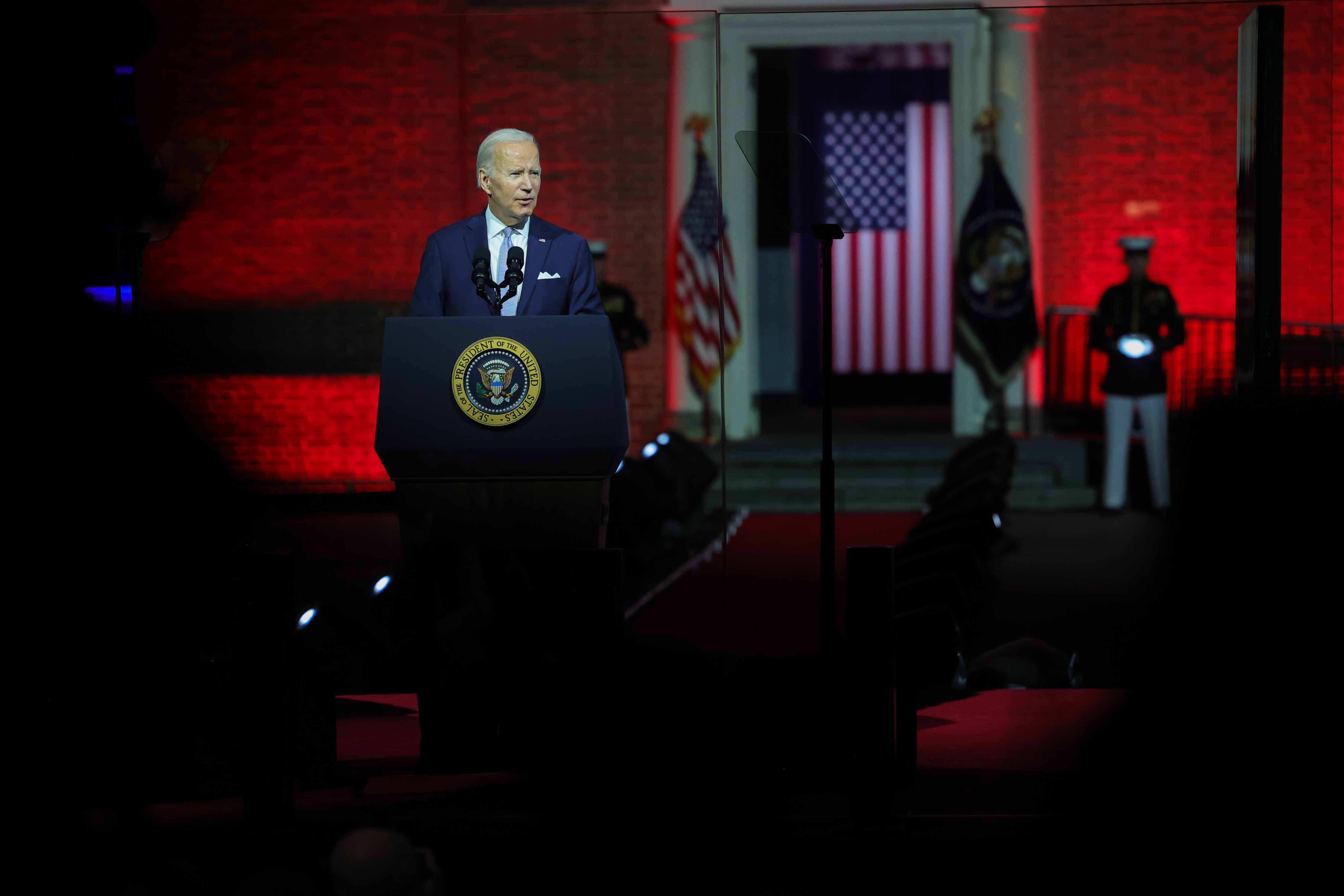 "Dark Brandon": Ein finsterer Joe Biden wird zum Netzph&auml;nomen