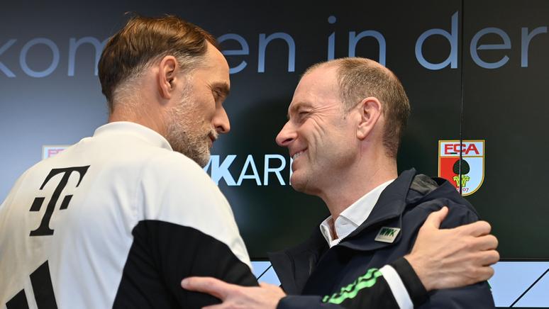 Thomas Tuchel und Jess Thorup (rechts) | Bild:dpa/pa