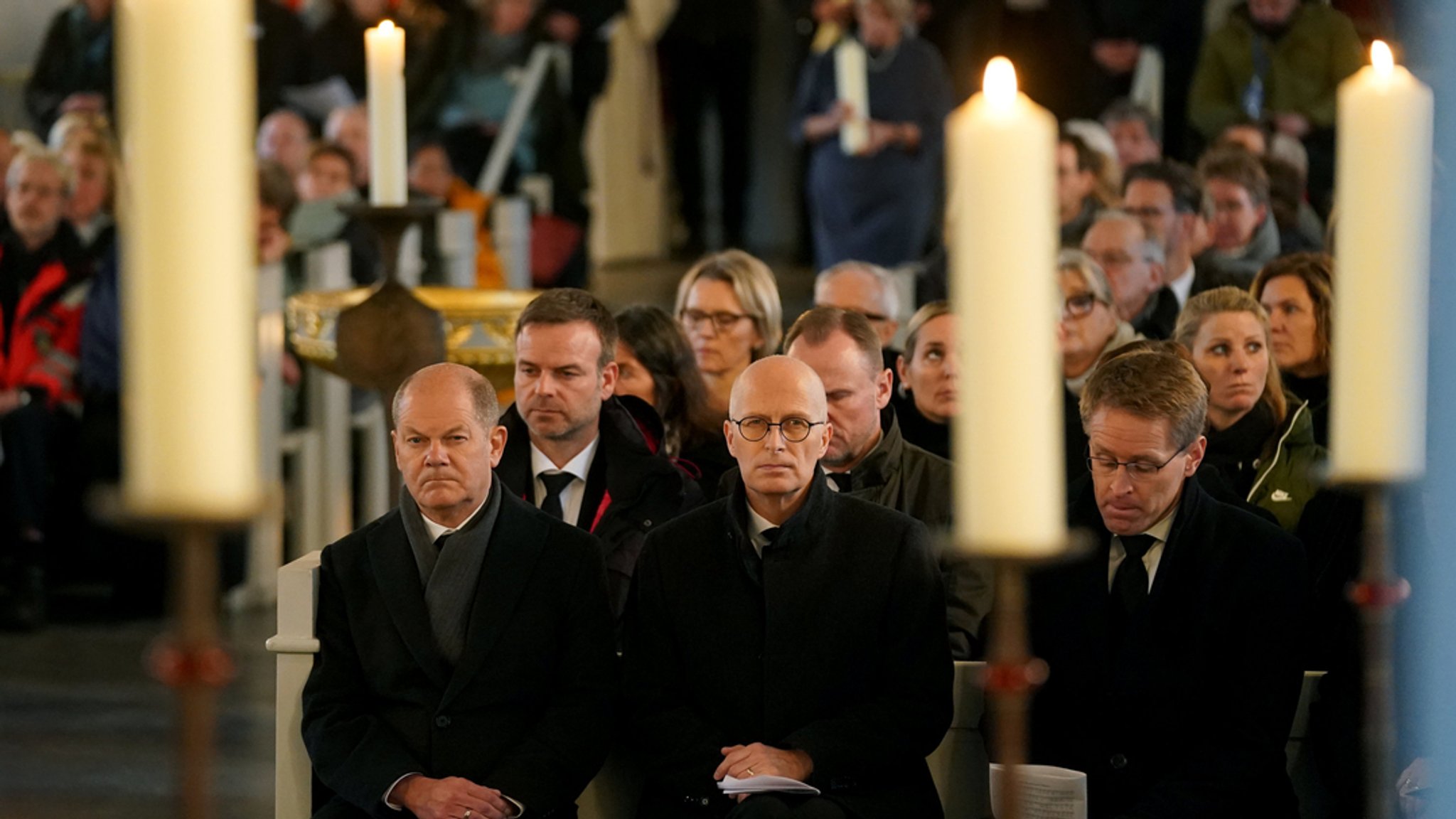 Zug-Attacke von Brokstedt: Scholz bei Gedenkgottesdienst