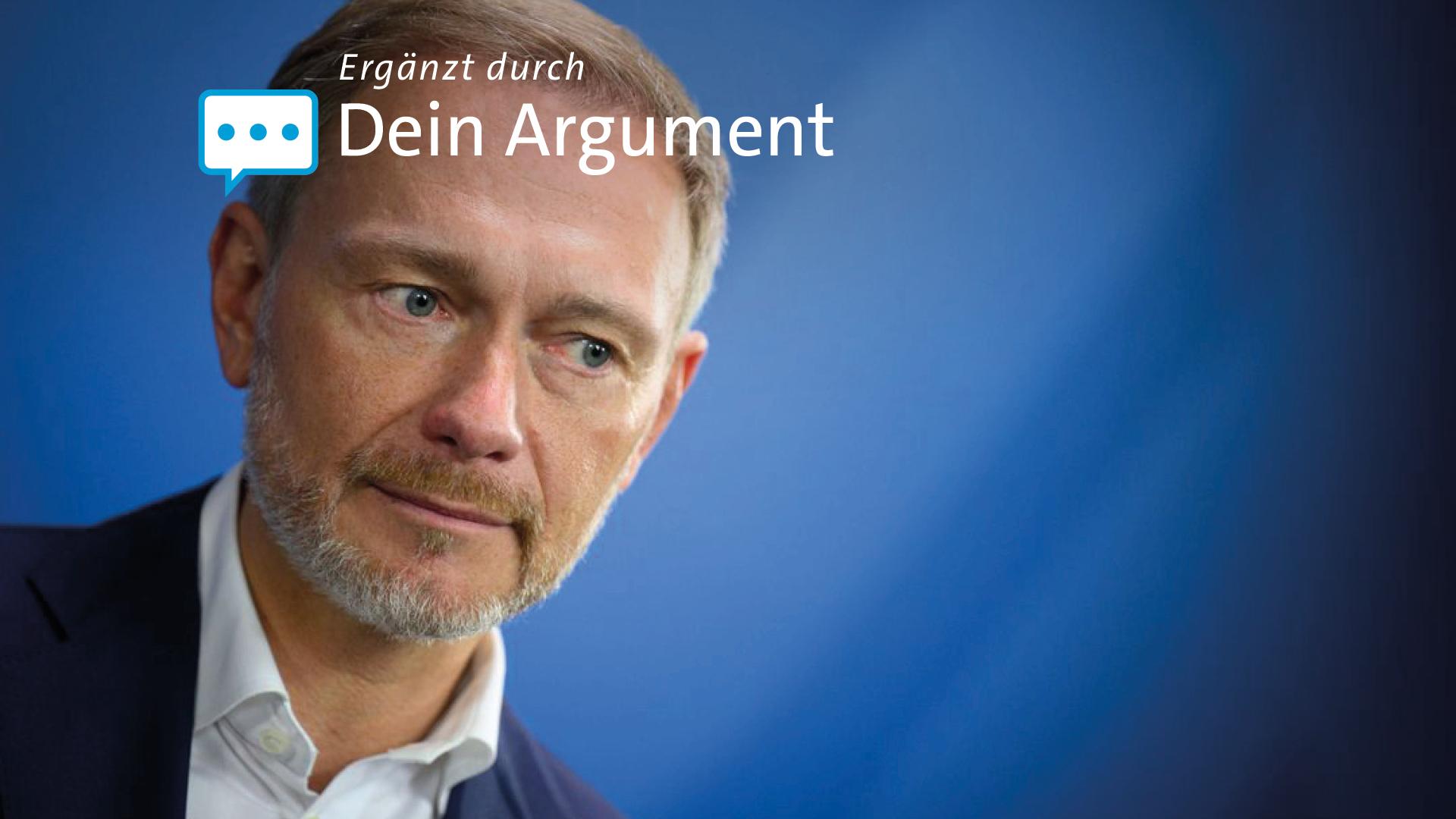 Beharrt auf einer Kürzung der Sozialausgaben: Christian Lindner