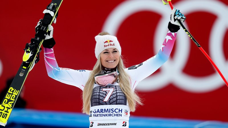 Lindsey Vonn in Garmisch Partenkirchen im Jahr 2018 | Bild: picture alliance / Rauchensteiner/Augenklick | Hans RAUCHENSTEINER Lindsey Vonn in Garmisch Partenkirchen im Jahr 2018