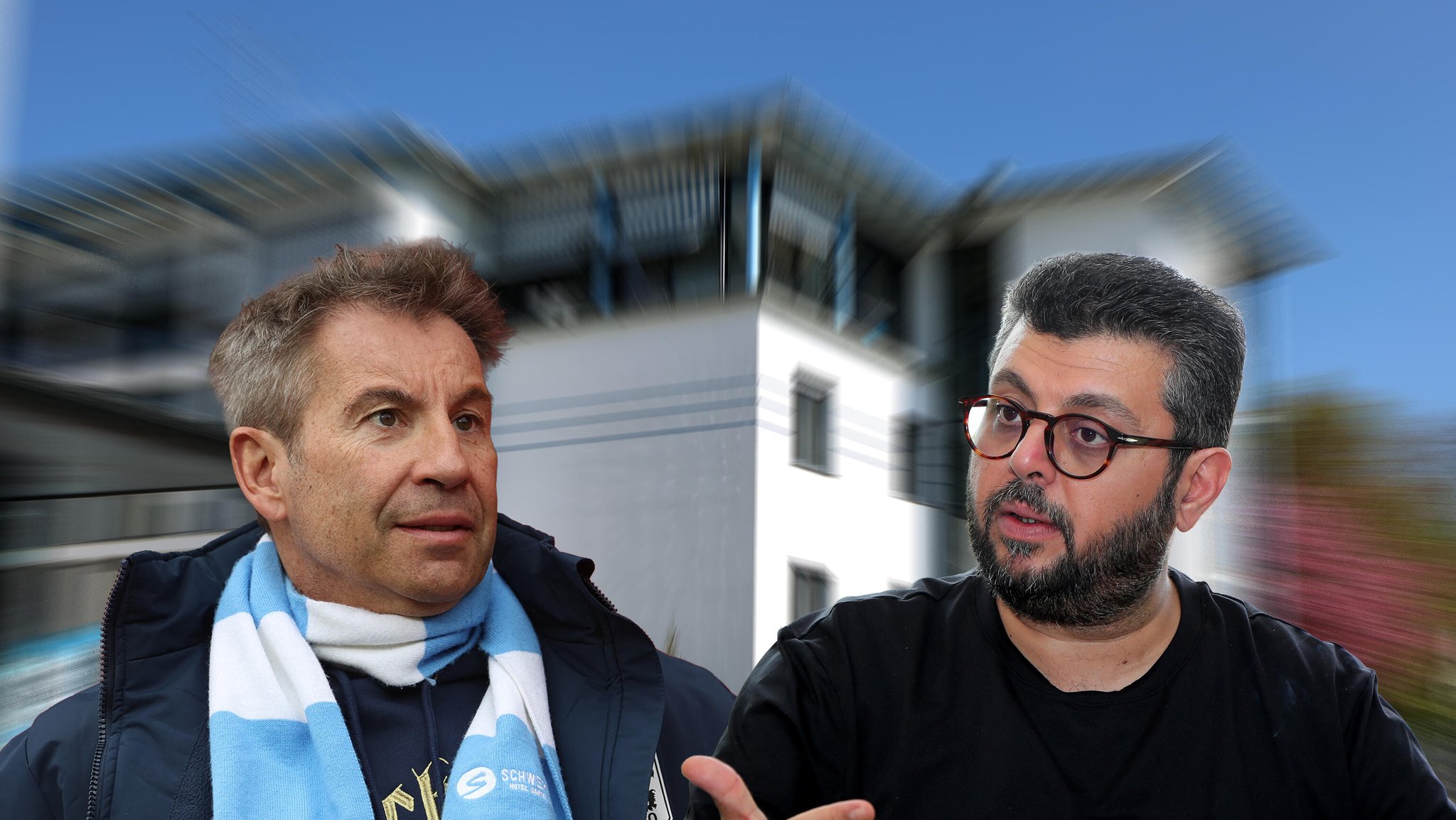 1860-Präsident Gernot Mang und Investor Hasan Ismaik | Bild: picture alliance / Wagner | Ulrich Wagner 1860-Präsident Gernot Mang und Investor Hasan Ismaik