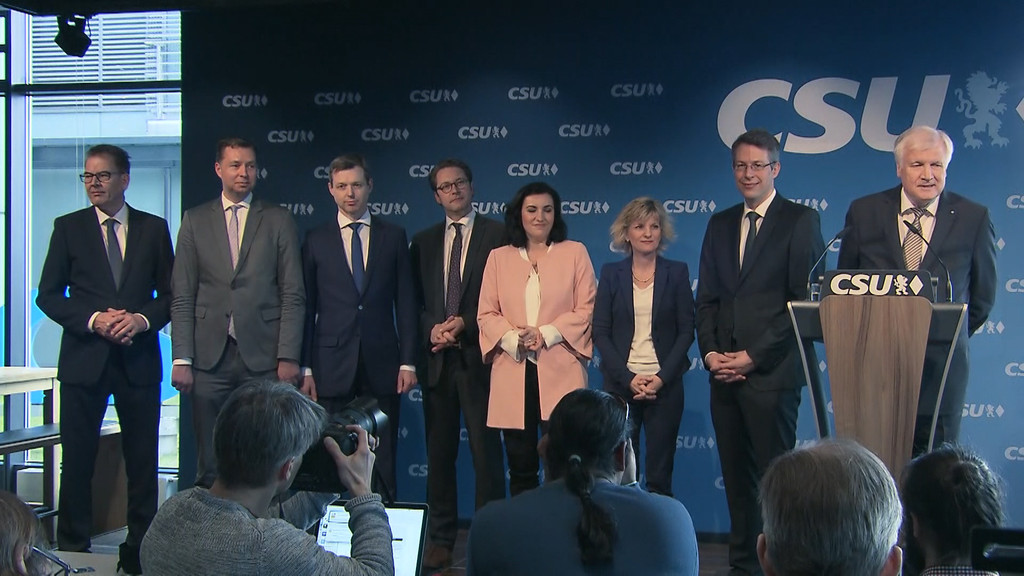 Wer Hat Die Csu Gegründet Drei CSU-Minister und eine CSU-Staatsministerin für Berlin | BR24