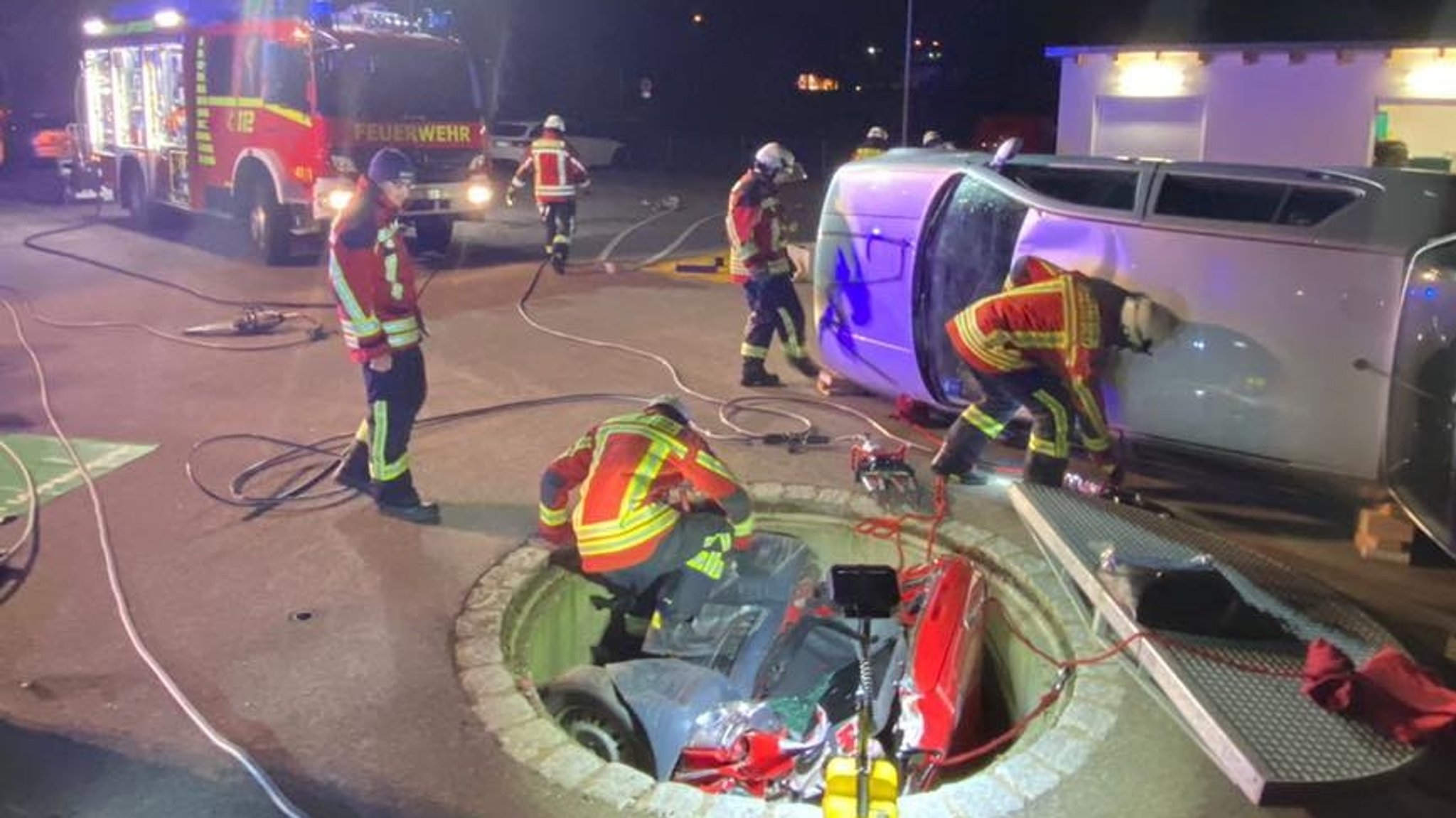 Die Unfallübung in Lappersdorf