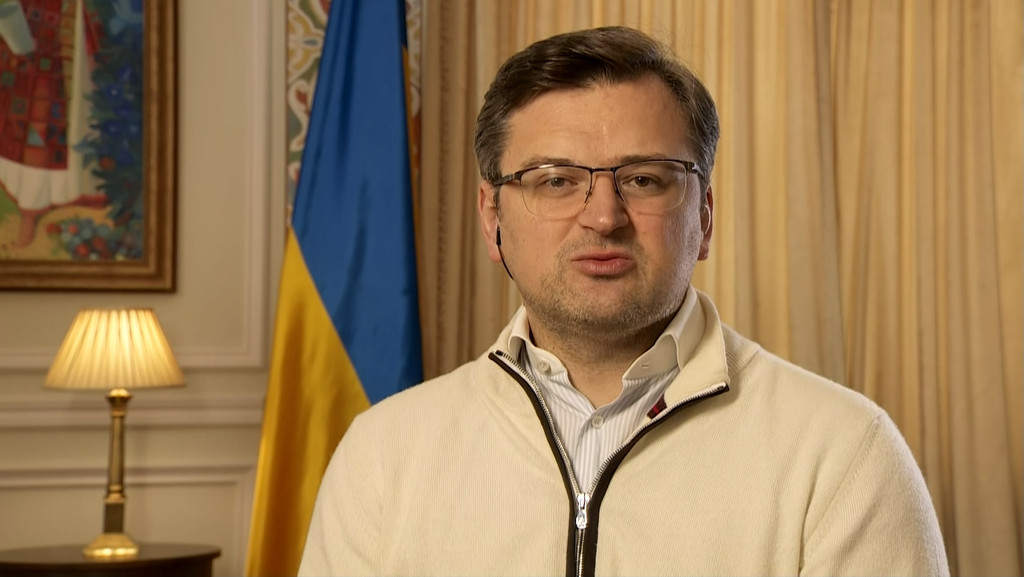 Der ukrainische Außenminister Dmytro Kuleba in den Tagesthemen | Bild: ARD Der ukrainische Außenminister Dmytro Kuleba in den Tagesthemen
