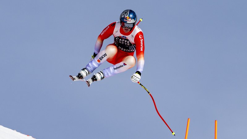 Abfahrt in Crans Montana: Von Allmen schlägt Odermatt | Bild: dpa/pa Abfahrt in Crans Montana: Von Allmen schlägt Odermatt