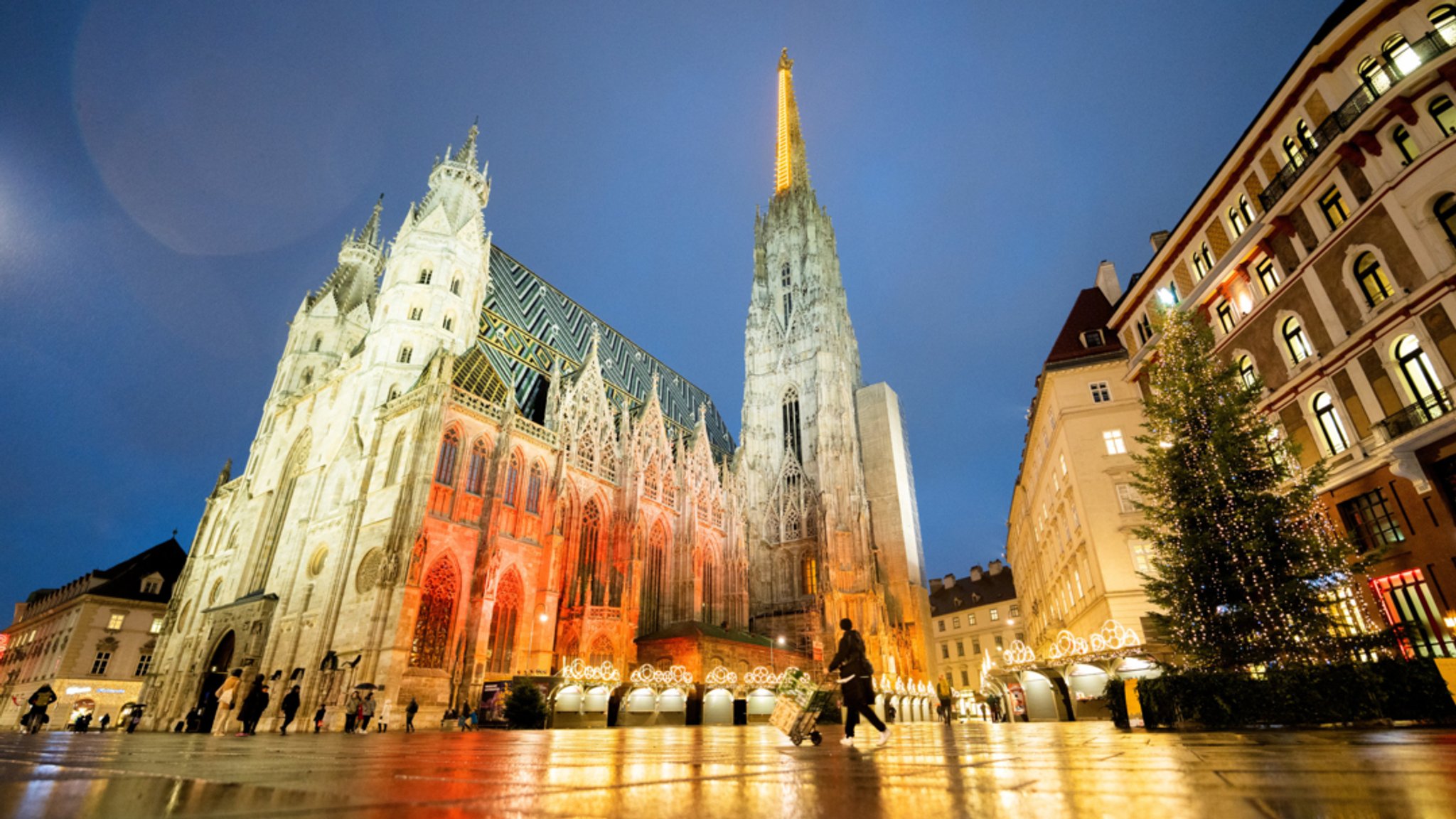 Blick auf den Stephansdom in Wien