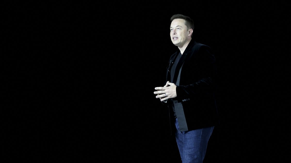 Elon Musk bei einer Tesla-Präsentation