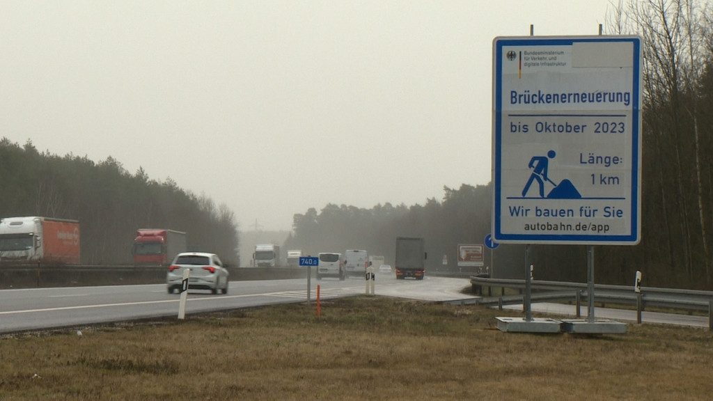 Sperre der A6 bei Ansbach: Autofahrer müssen Umweg fahren