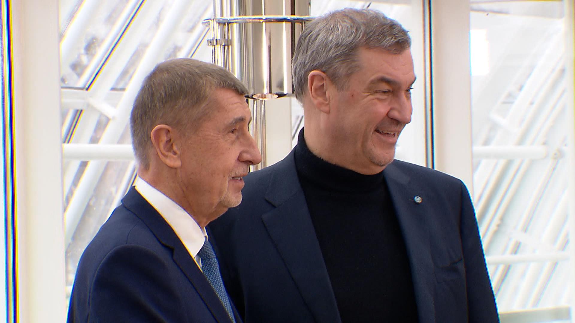 In Tschechien regiert seit Dezember der umstrittene Rechtspopulist Andrej Babiš. Heute kam er zum Antrittsbesuch nach Bayern.