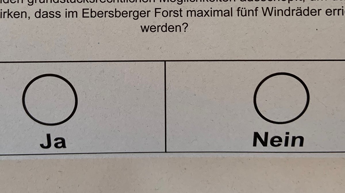 Ausschnitt eines Stimmzettels