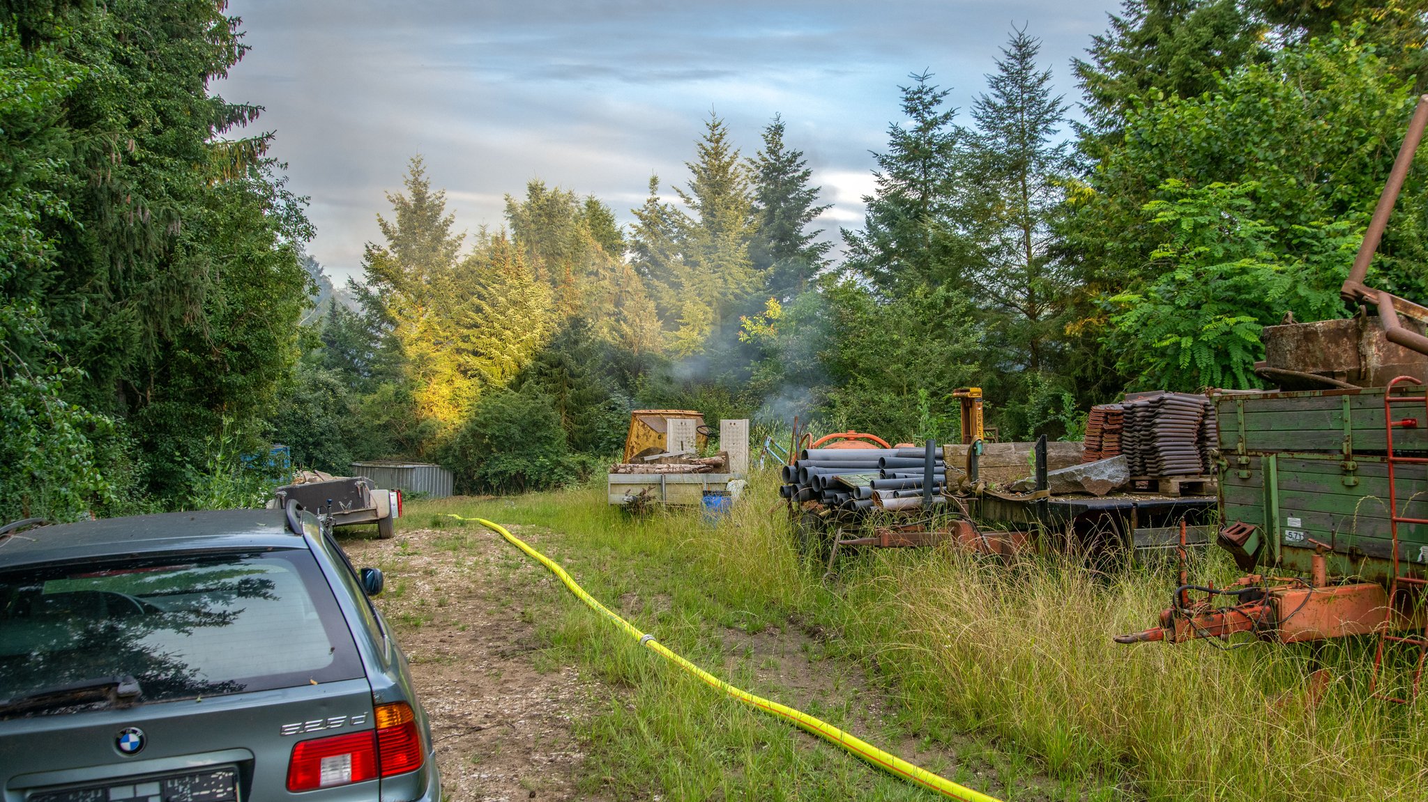 Suche nach Seniorin nach Feuer in Altdorf bisher erfolglos