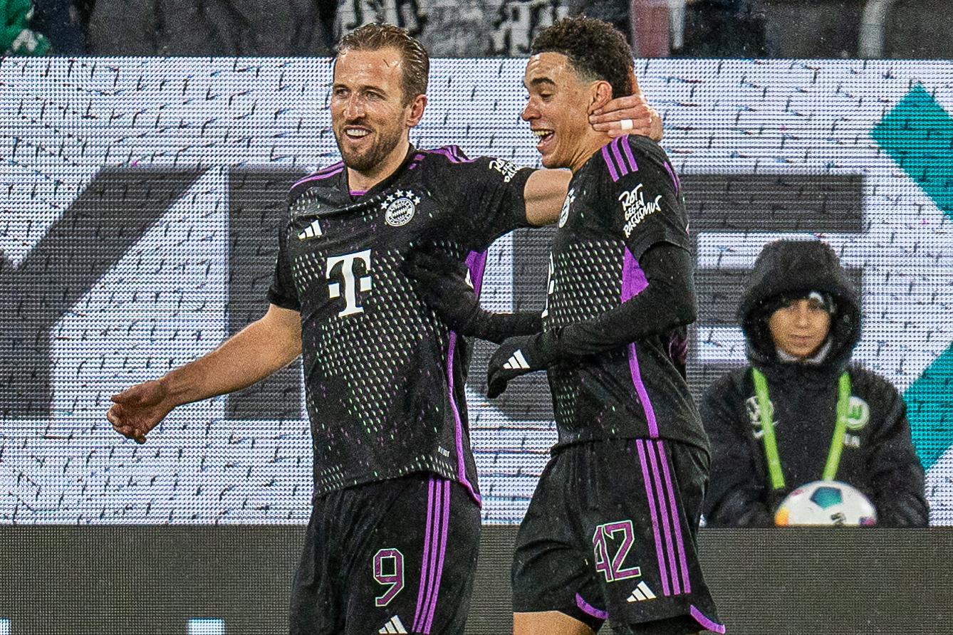 Harry Kane und Jamal Musiala