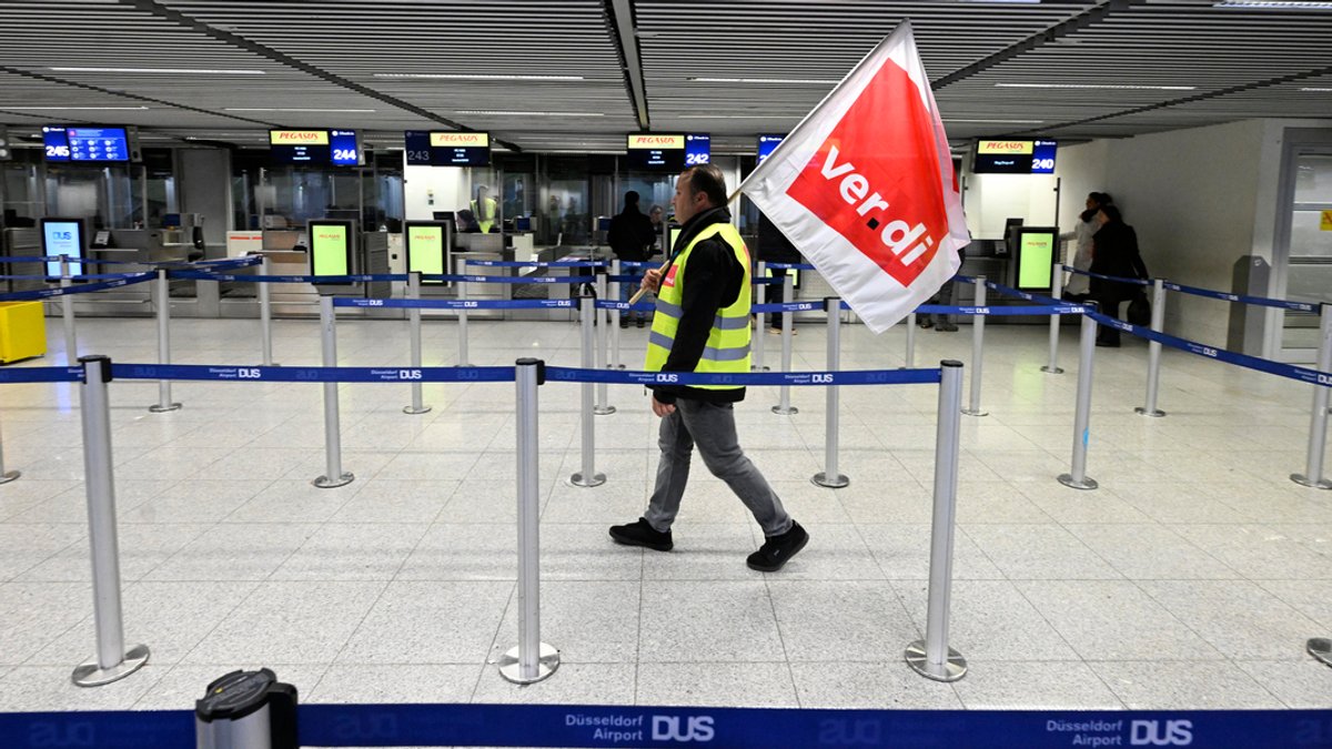 Flugverkehr an mehreren Airports wegen Warnstreiks gestört