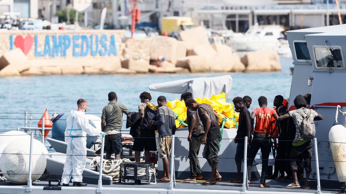 Streit über Migration: "Wollen keine Flüchtlinge aus Lampedusa"