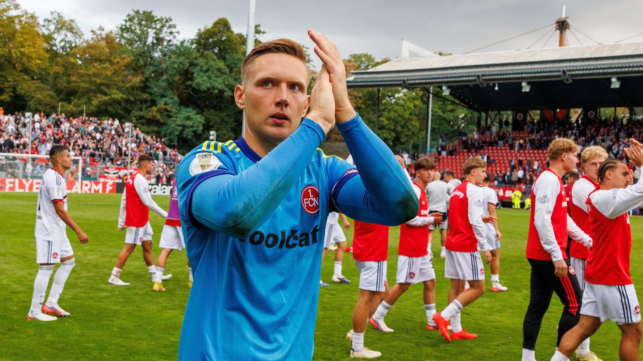 Jan Reichert, DFB-Pokal, Viktoria Köln - 1. FC Nürnberg, 1. Runde, 2026 | Bild: picture alliance / Sportfoto Zink / Daniel Marr | Sportfoto Zink / Daniel Marr Jan Reichert, DFB-Pokal, Viktoria Köln - 1. FC Nürnberg, 1. Runde, 2026