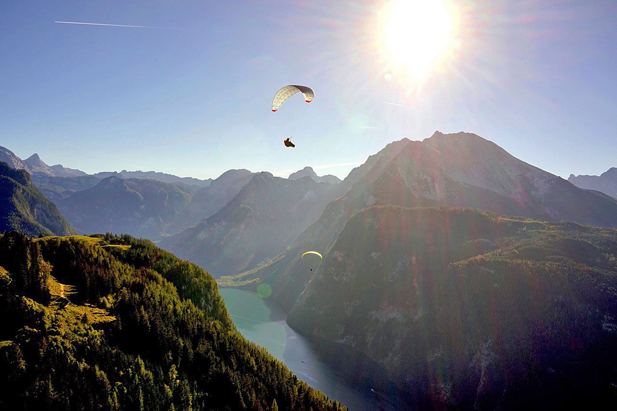 Mit dem Gleitschirm über alle Berge