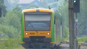 Zug auf der Strecke Viechtach-Gotteszell (Archivbild) | Bild:Bayerischer Rundfunk 2018