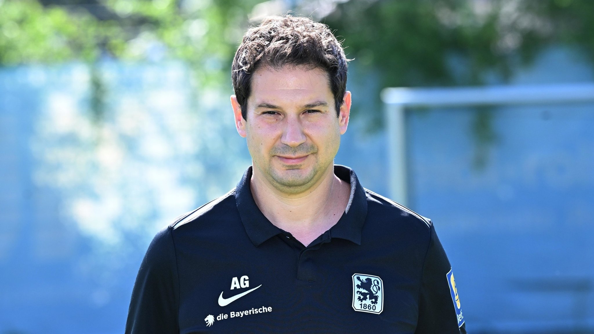 21.07.2024, Bayern, München: Fußball: 3. Liga, Fototermin TSV 1860 München, Cheftrainer Argirios Giannikis. 