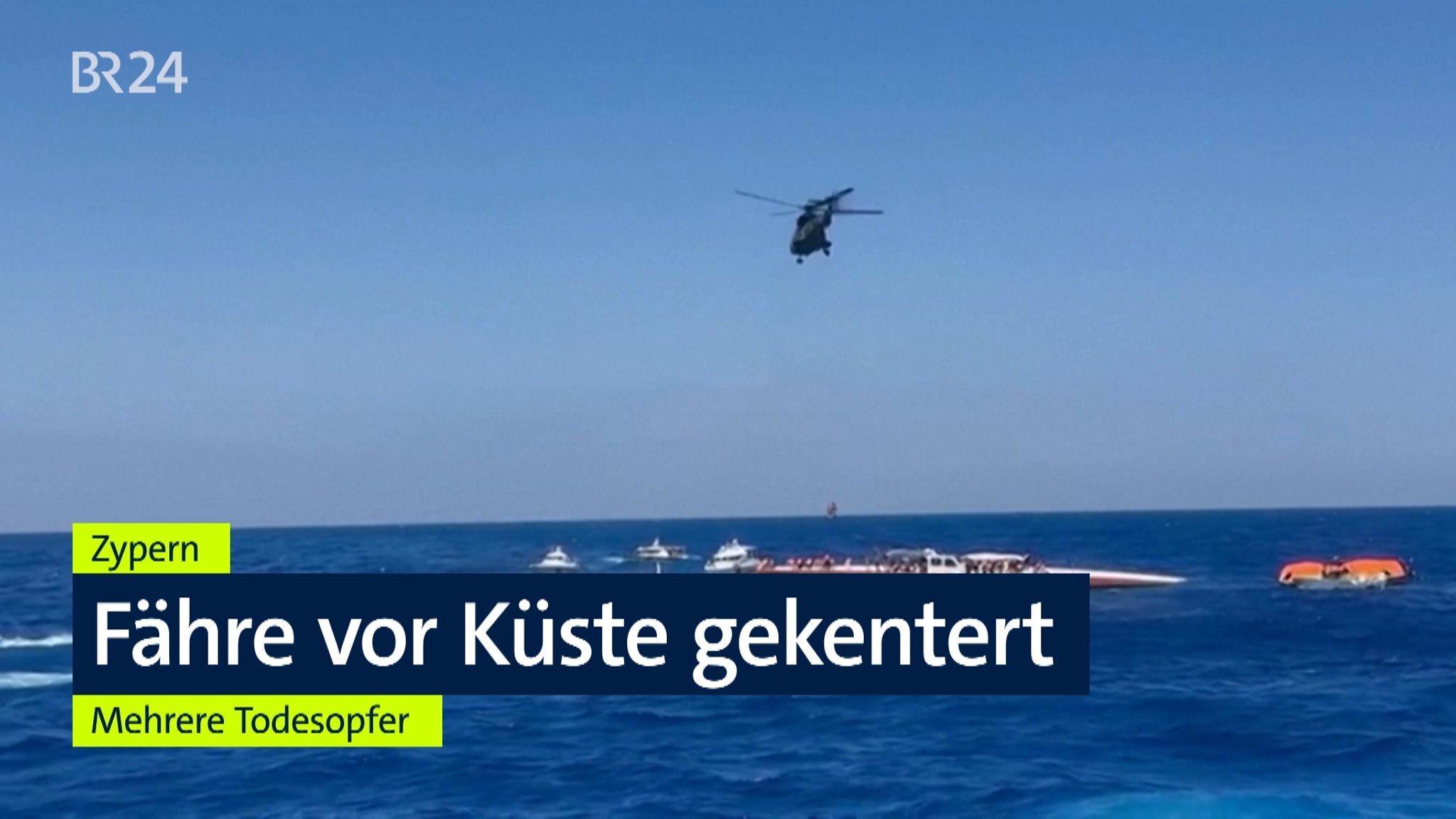 Vor der Küste Nordzyperns sind mindestens sieben Menschen bei einem Schiffsunglück ums Leben gekommen. Wie die Regierung mitteilte, kenterte eine Fähre mit rund 270 Menschen an Bord kurz nach dem Auslaufen aus der Hafenstadt Kyrenia. | Bild: Bayerischer Rundfunk 2026 Vor der Küste Nordzyperns sind mindestens sieben Menschen bei einem Schiffsunglück ums Leben gekommen. Wie die Regierung mitteilte, kenterte eine Fähre mit rund 270 Menschen an Bord kurz nach dem Auslaufen aus der Hafenstadt Kyrenia.