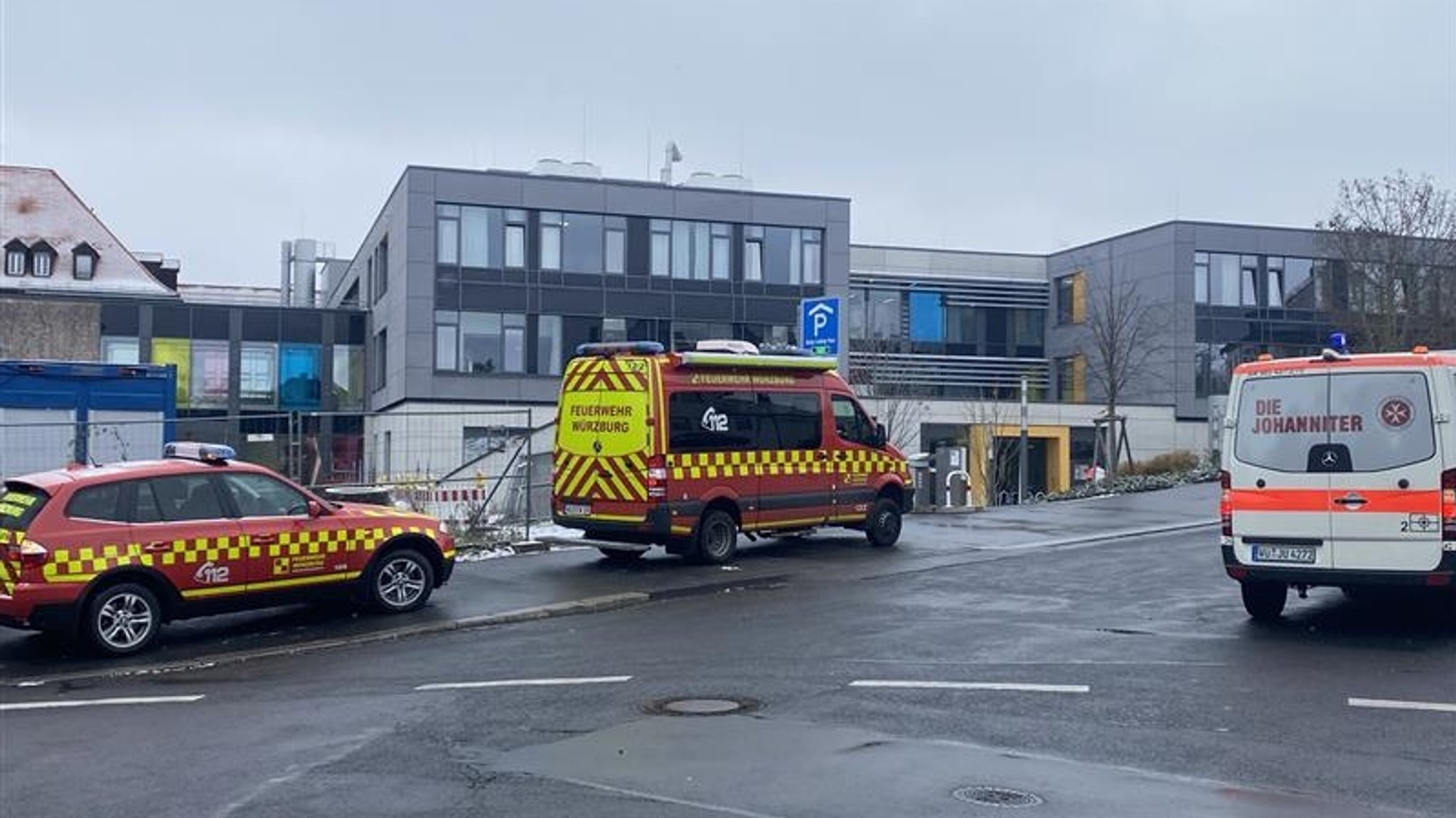 Würzburg: Feuer in psychiatrischer Klinik