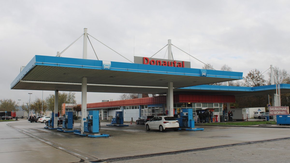 Die Raststätte mit Tankstelle Donautal-Ost