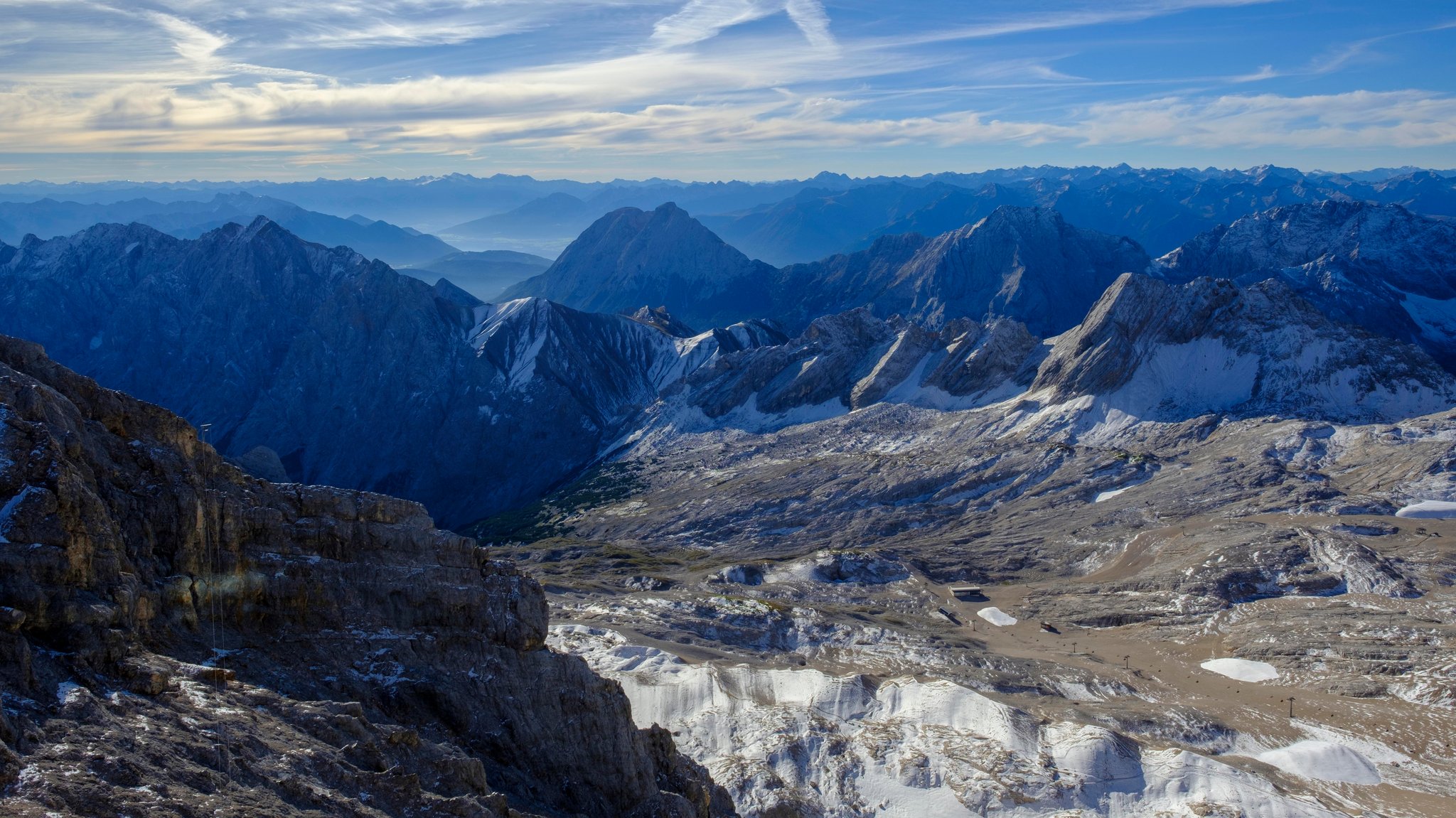 Archivbild: Blick von der Zugspitze Richtung Gatterl