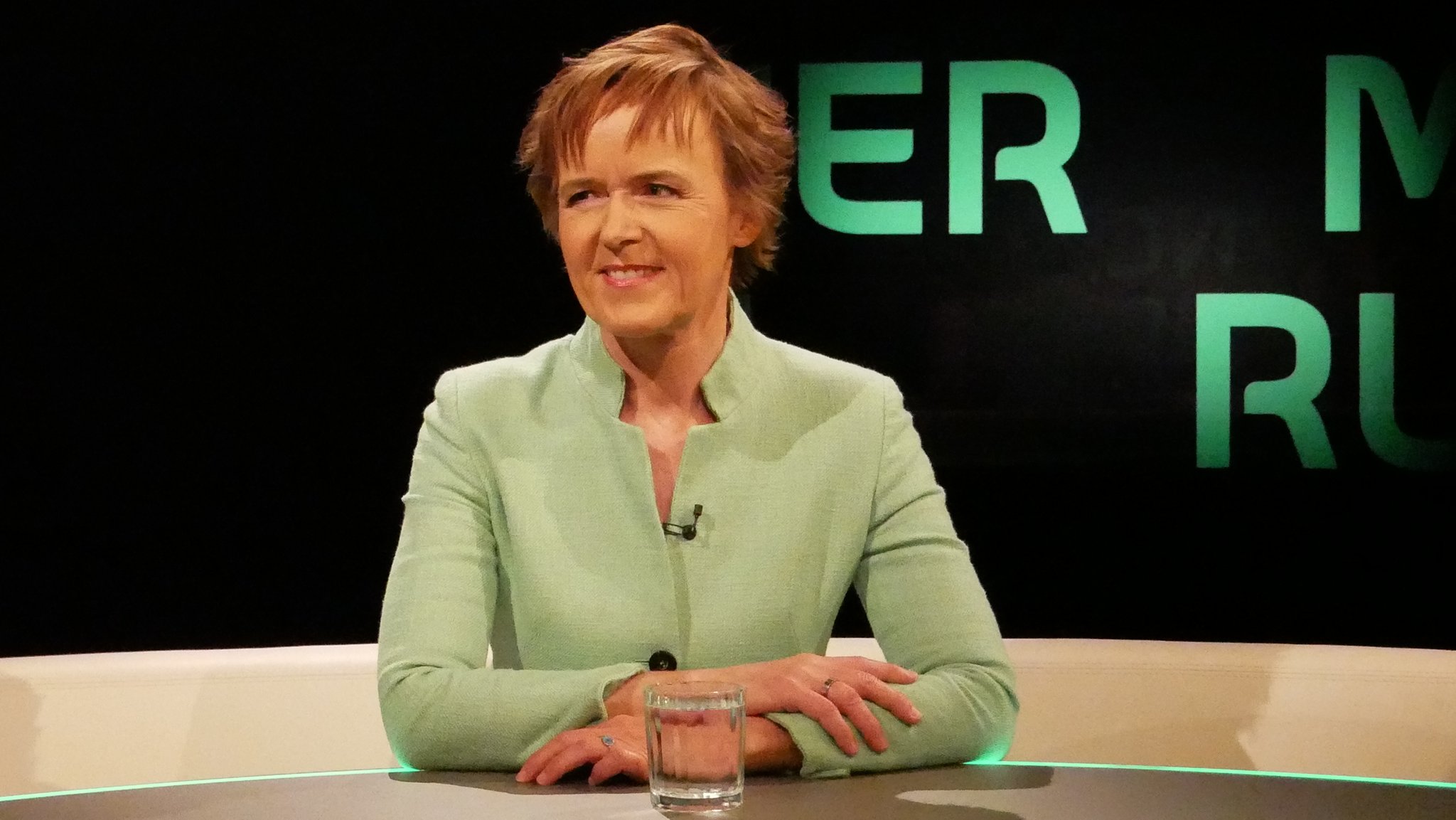 ZDF-Wettermoderatorin Katja Horneffer in der Münchner Runde