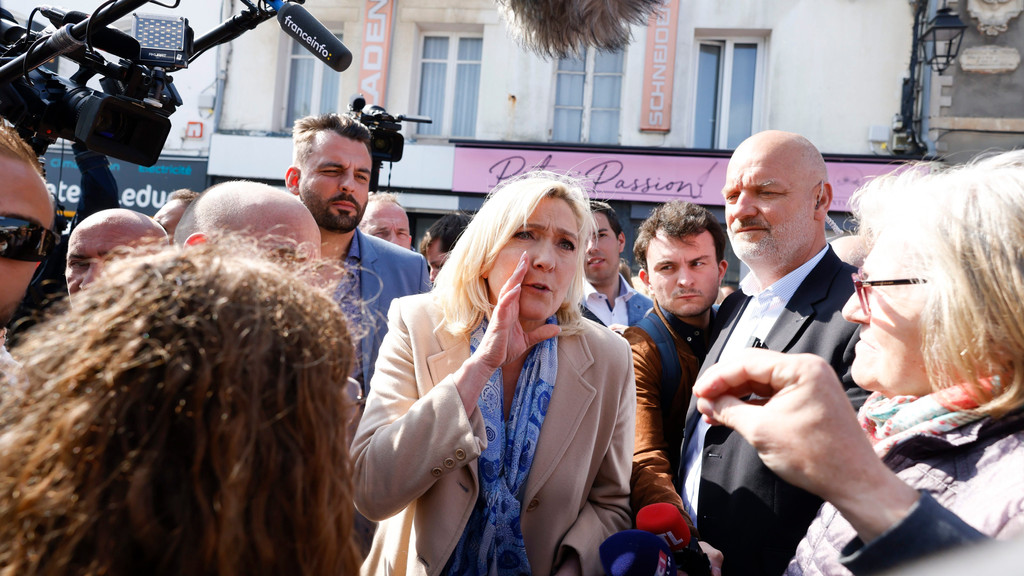Präsidentschaftskandidatin Marine Le Pen (Rassemblement National)