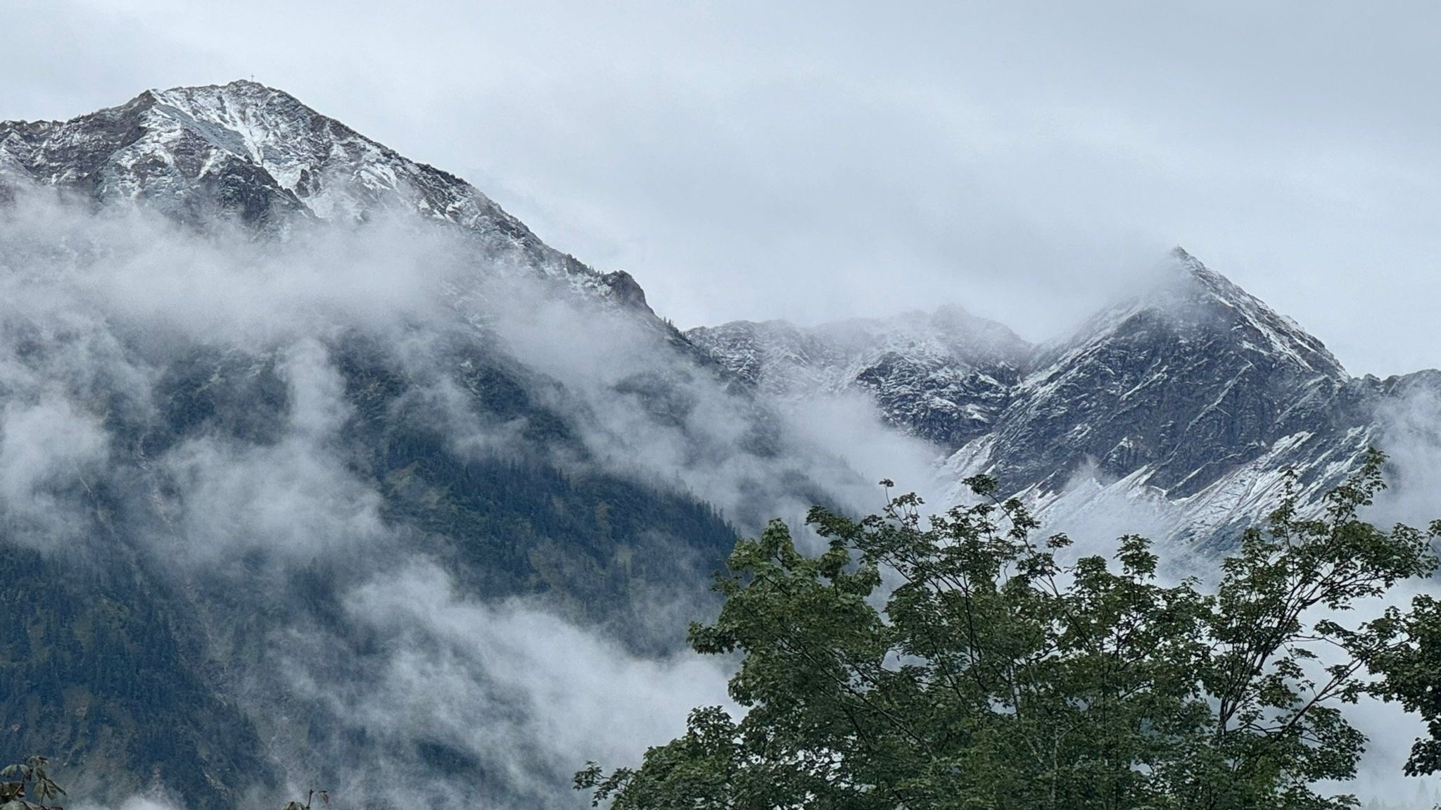 Schnee im Allgäu