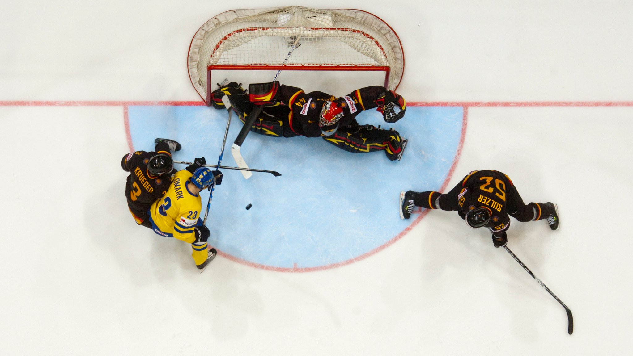 Eishockey-Spielszene