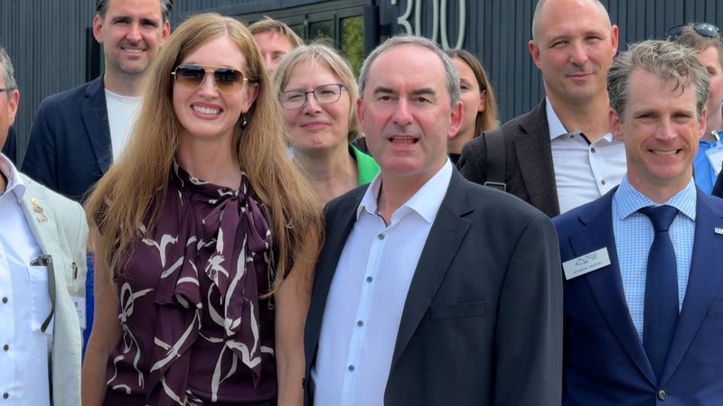 Aiwanger in den USA | Bild: BR Aiwanger in den USA