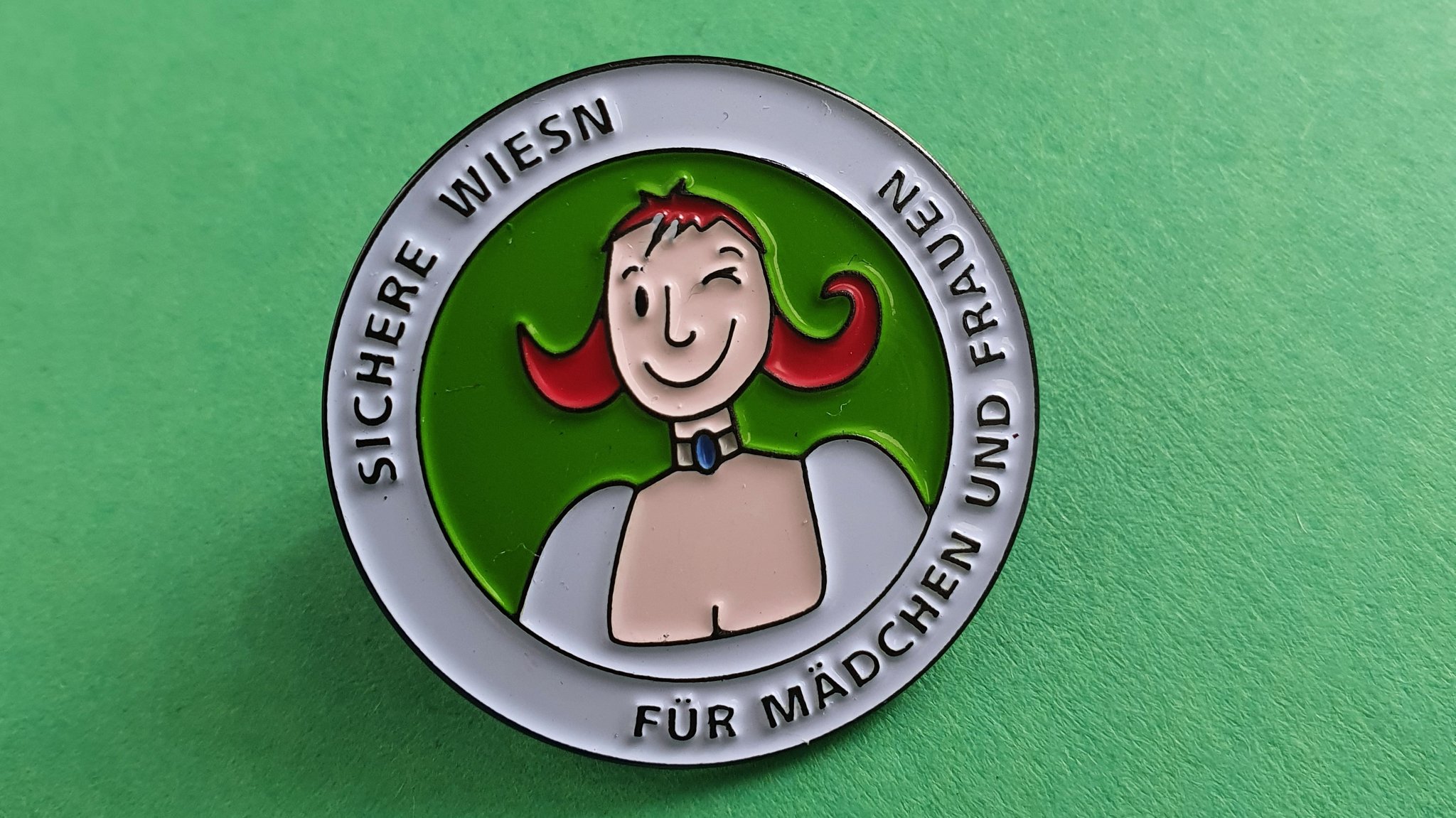 Anstecker "Sichere Wiesn".