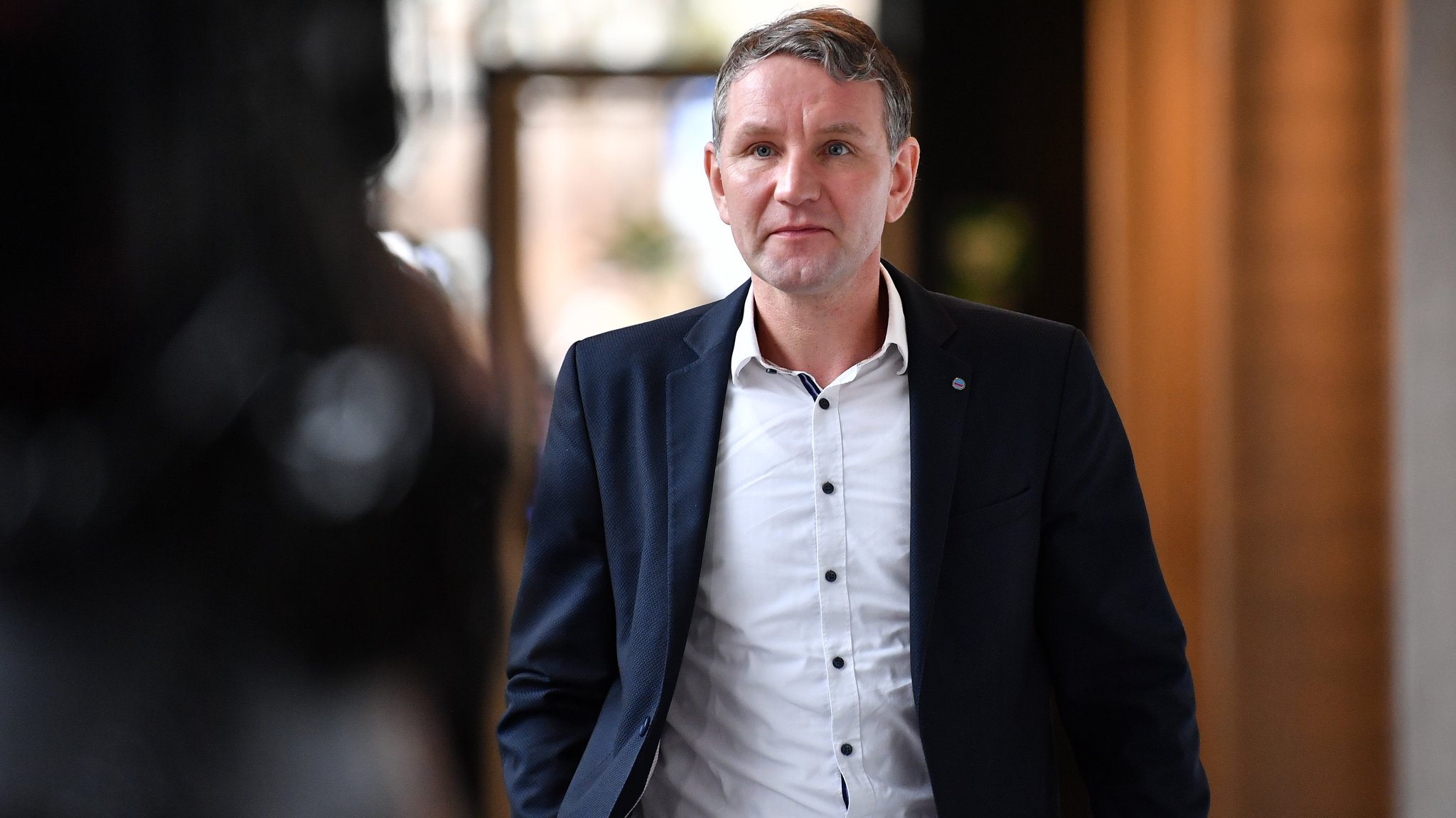 AfD-Politiker Björn Höcke Mitte Februar im Thüringer Landtag