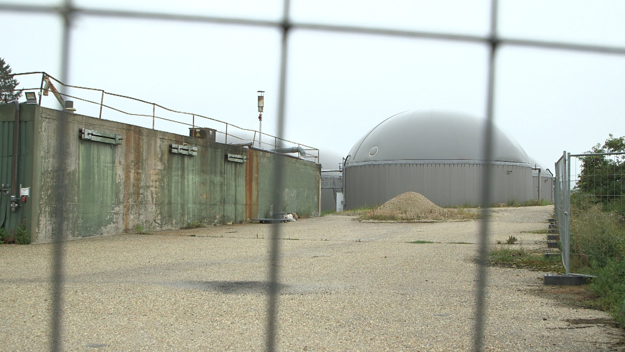 Biogas-Anlage in Paulushofen, Landkreis Eichstätt. 