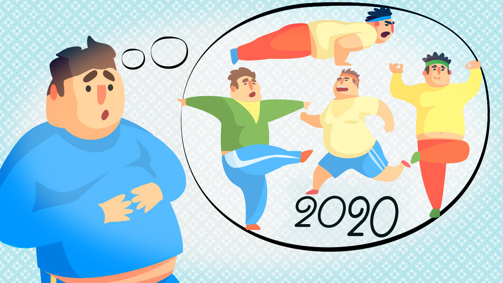 Schmankerl: "Gute Vorsätze für 2020" | Bild: colourbox.com; Montage: BR Schmankerl: "Gute Vorsätze für 2020"