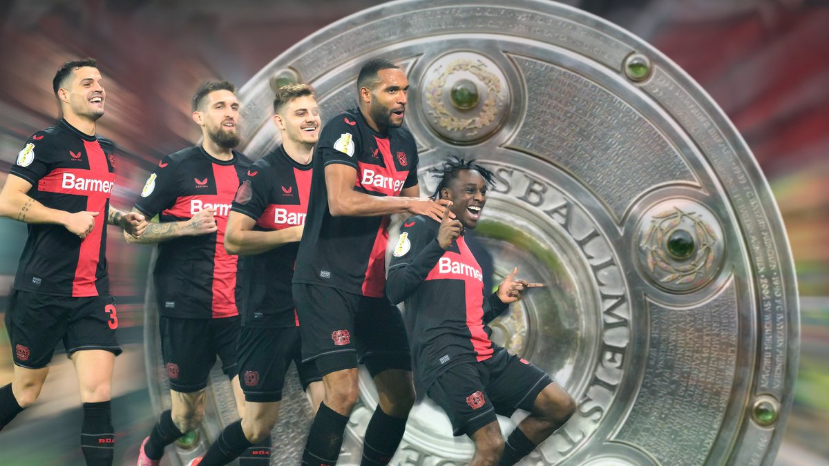 FOTOMONTAGE: Bayer Leverkusen kann am 29.Spieltag erstmals Deutscher Meister werden!
