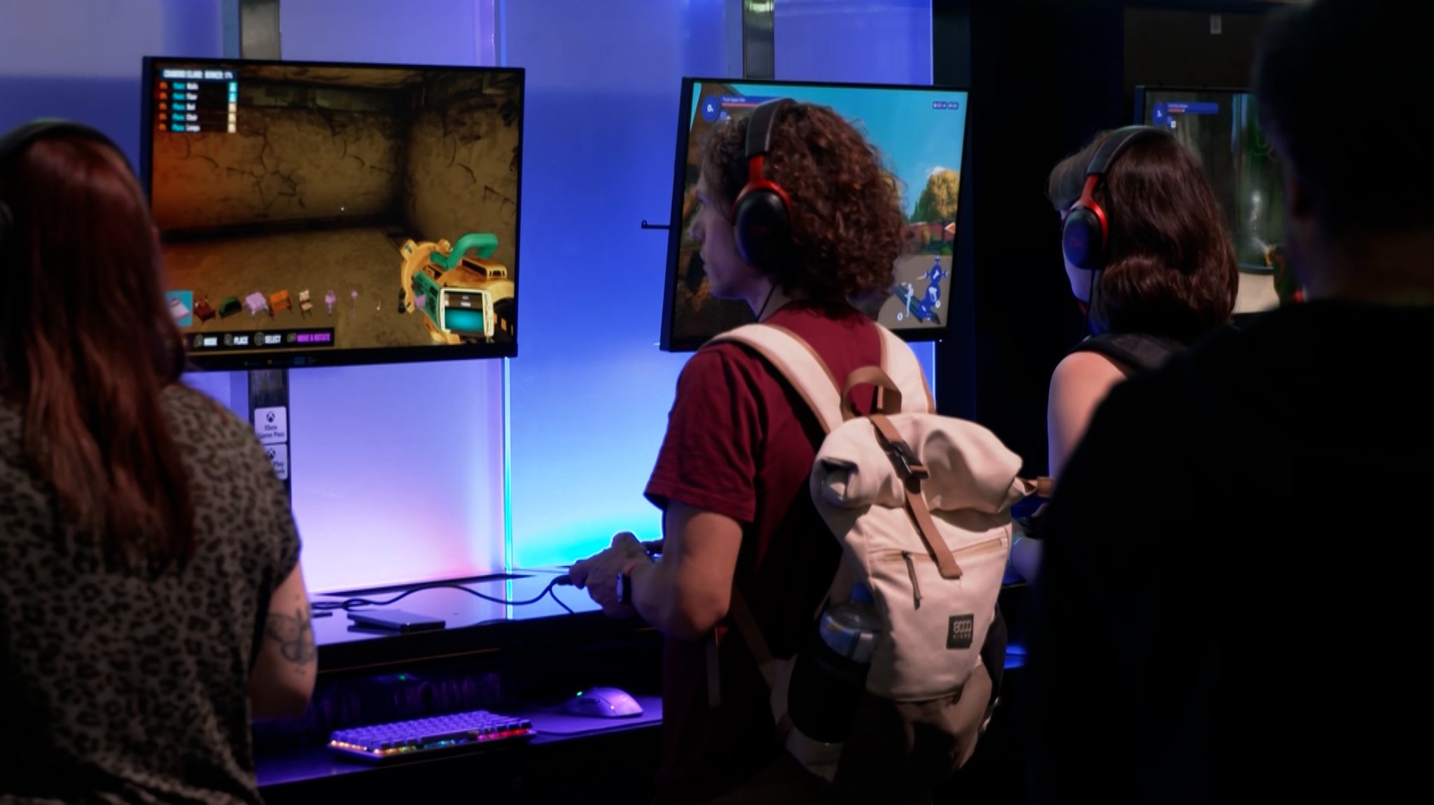 Messebesucher auf der Gamescom