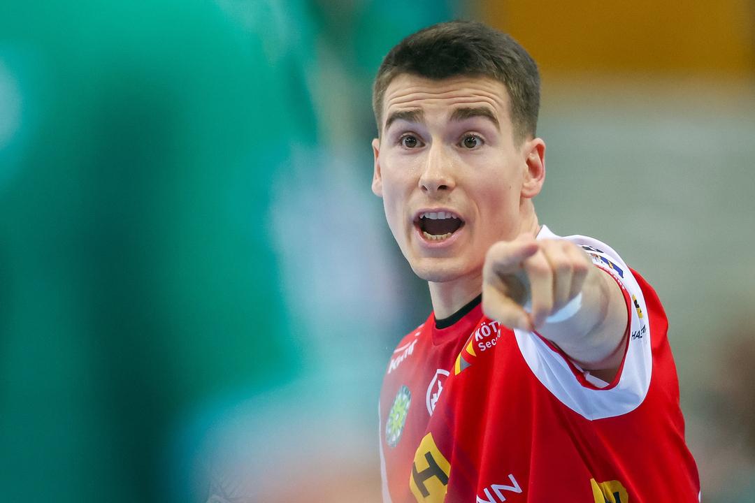 Manuel Zehnder im Trikot vom ThSV Eisenach 