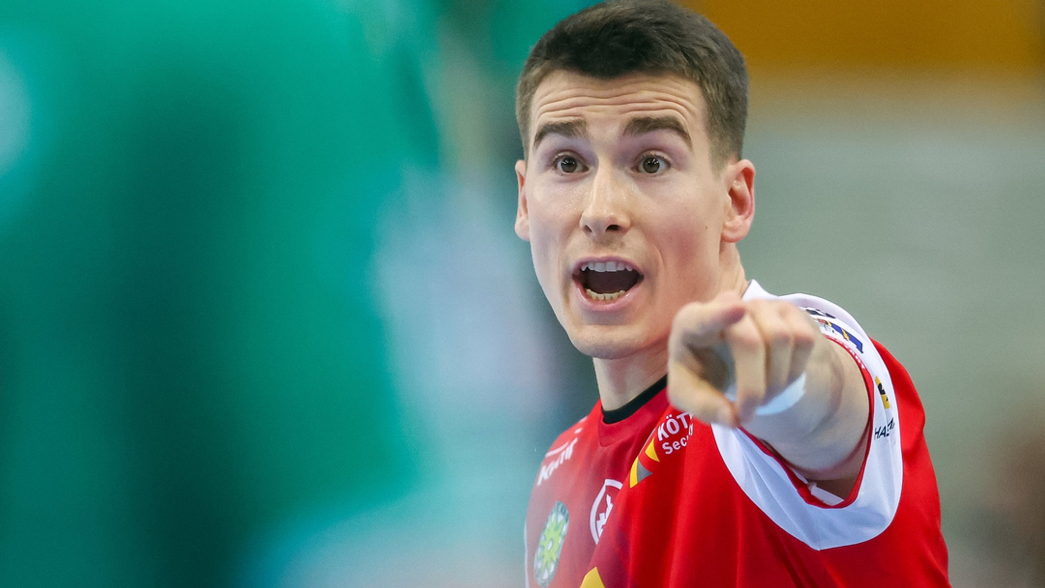 Manuel Zehnder im Trikot vom ThSV Eisenach 