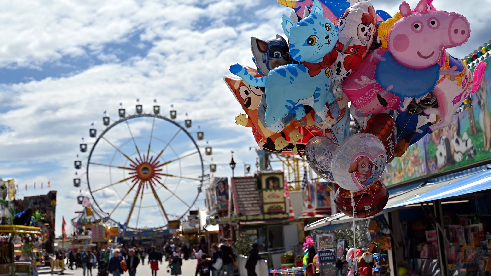 Frühlingsfest auf der Münchner Theresienwiese