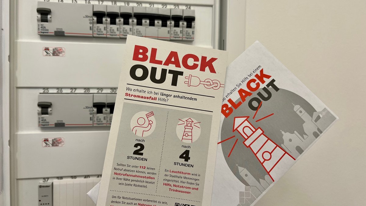 Blackout-Karte soll Memminger auf Stromausfall vorbereiten