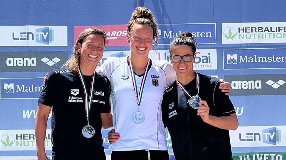 Freiwasser-Europacup: Leonie Beck gewinnt Gold über 10 Kilometer