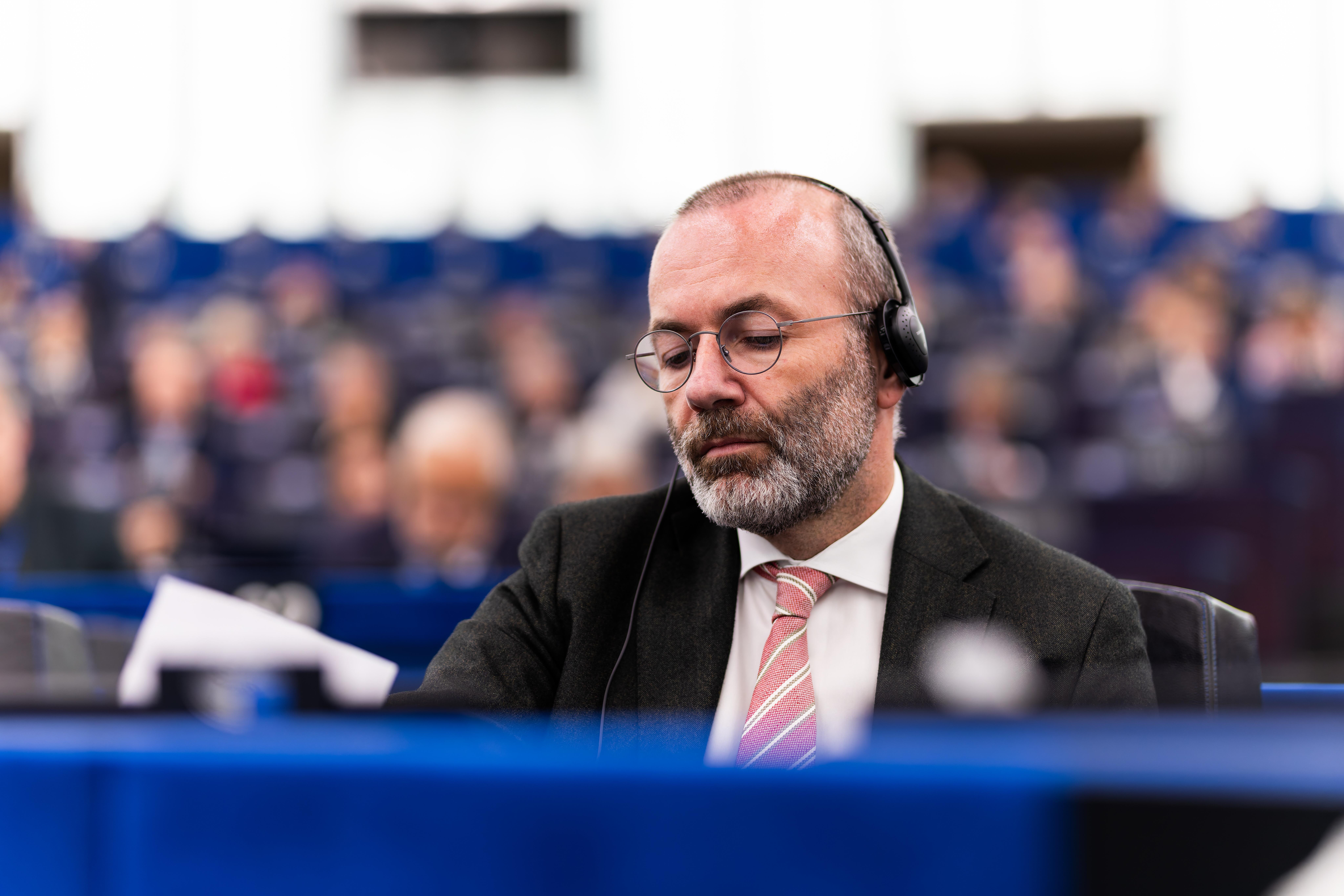 Manfred Weber im EU-Parlament