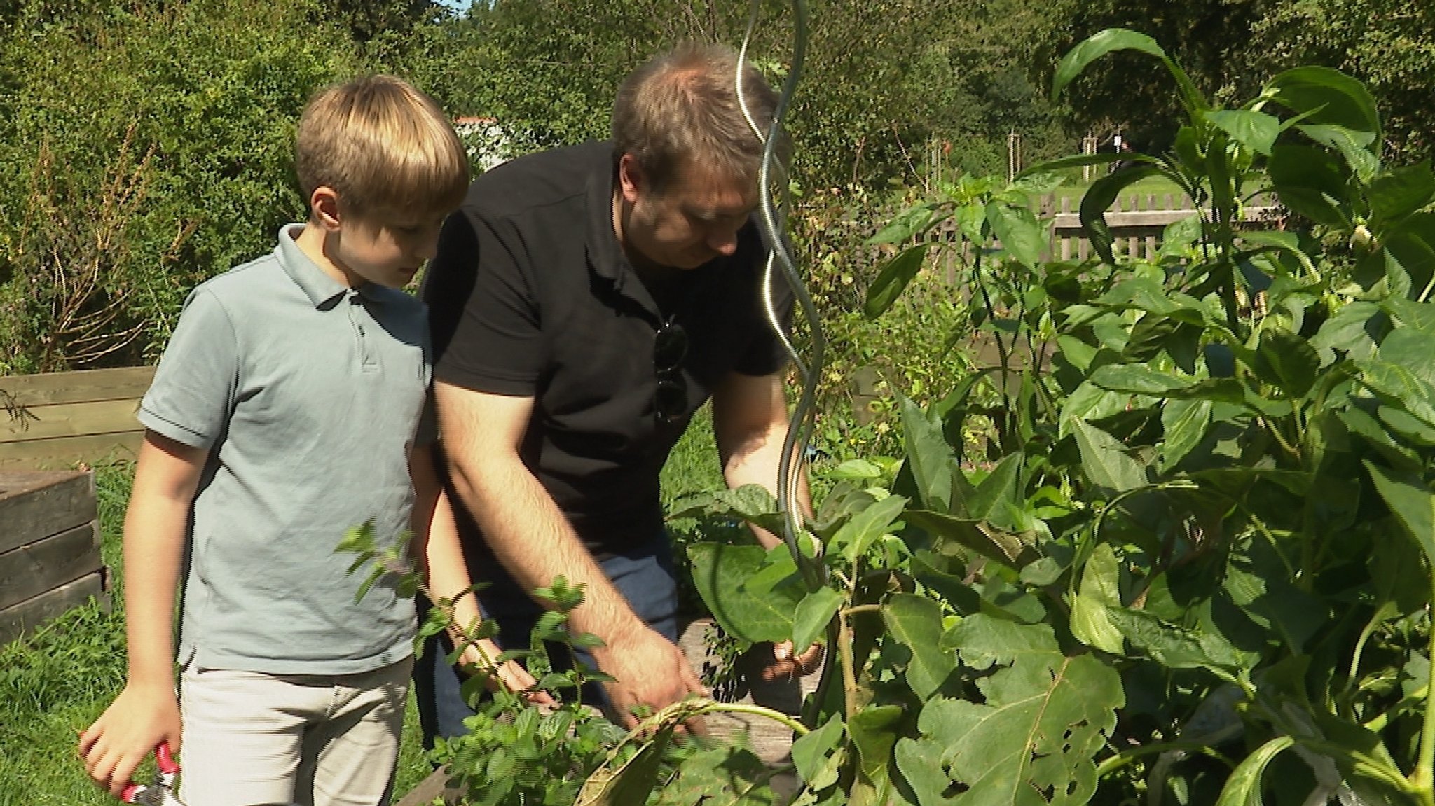 Strahinja Bucan mit seinem Sohn Ilija