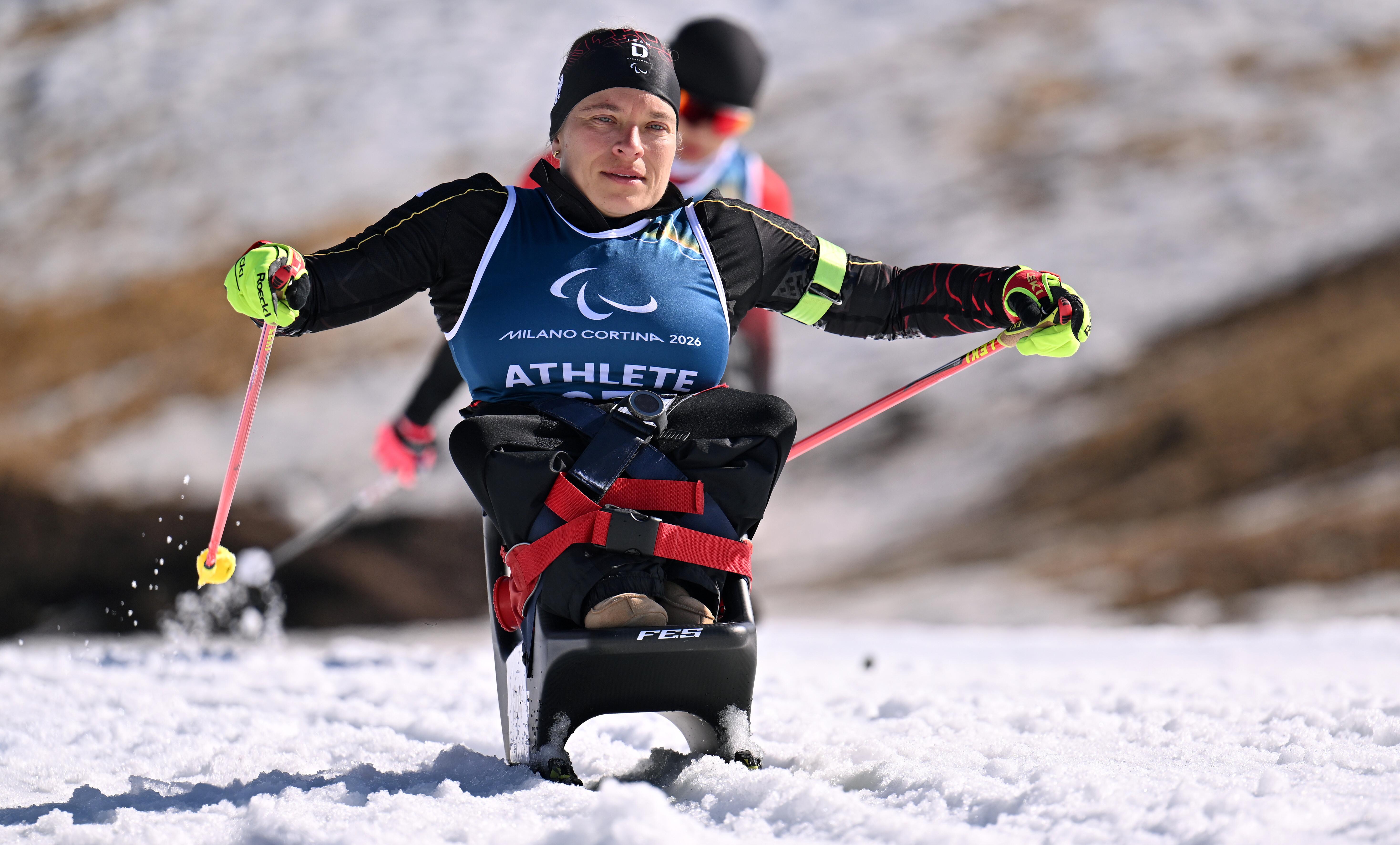 Anja Wicker auf der Strecke