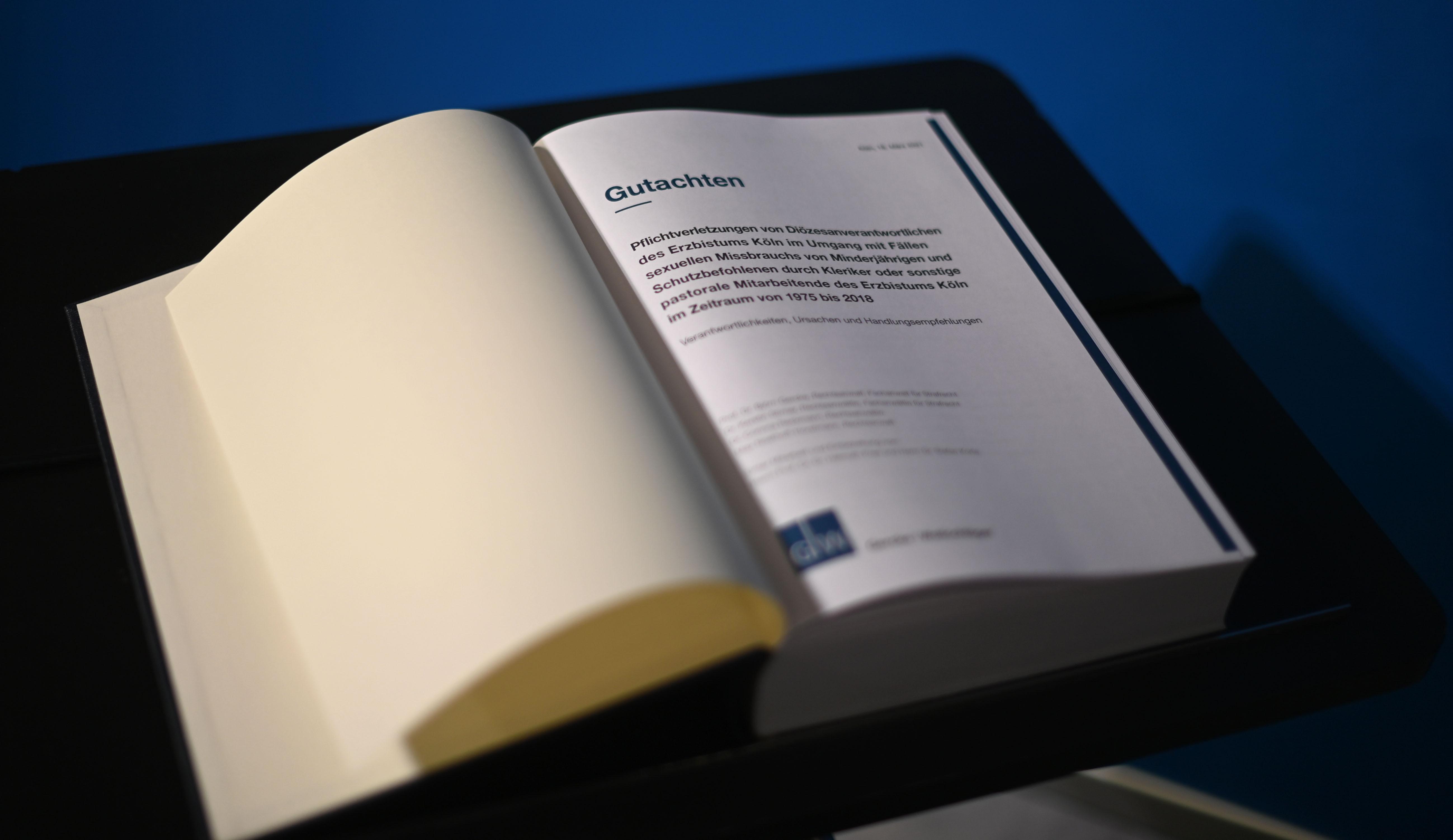 Gutachten wie hier im Bistum Köln gibt es für Bayern bislang nur für das Erzbistum München-Freising.