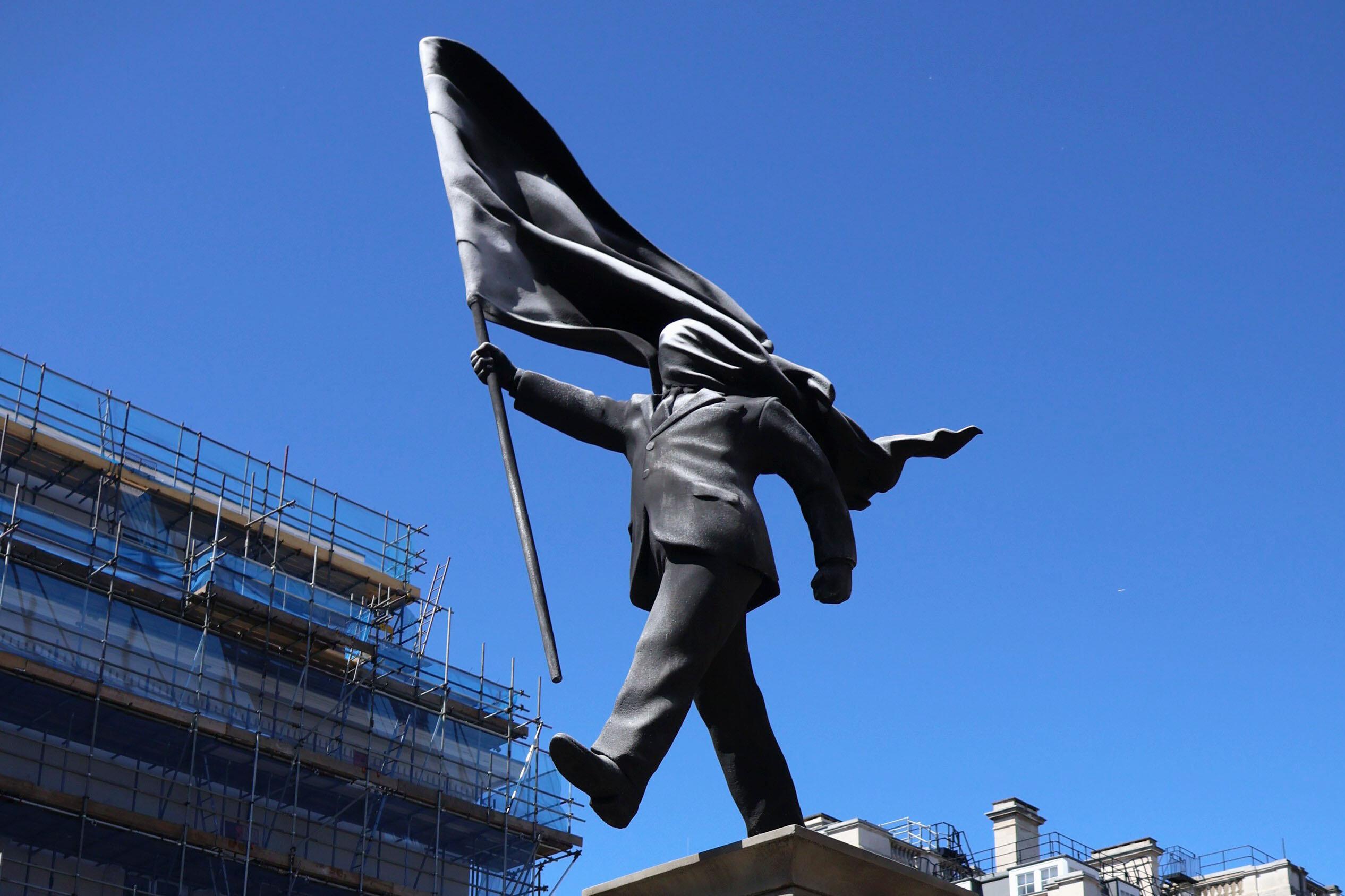 Warning against blind patriotism? New Banksy appears