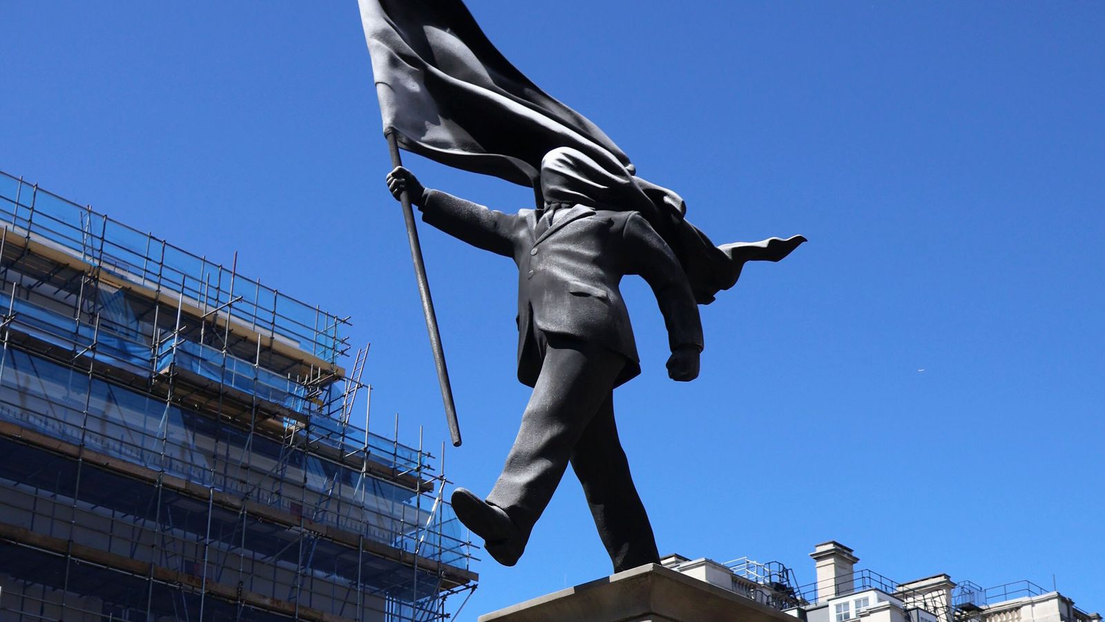 Warning against blind patriotism? New Banksy appears